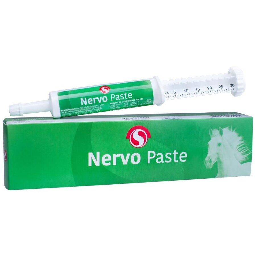 Sectolin Nervo Pâte 30 ml pour un Cheval Détendu en Situations Stressantes-1