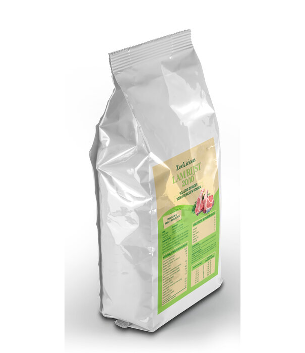 Zoolicious Zoolicious lam & Rijst geperste brokken - 15kg