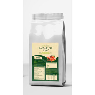 Zoolicious Salmon & Rice pressed kibble - 15 kg