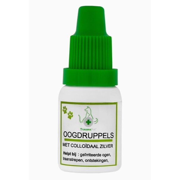 Traumapet TraumaPet Oogdruppels met Colloïdaal Zilver (10 ml) – Verzorging voor Gezonde, Stralende Ogen van jouw Huisdier