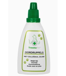 TraumaPet Oordruppels (50ml) met colloïdaal zilver voor dieren