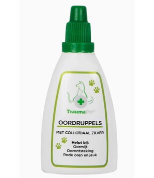 TraumaPet Ear Drops (50 ml) with Colloidal Silver for Pets