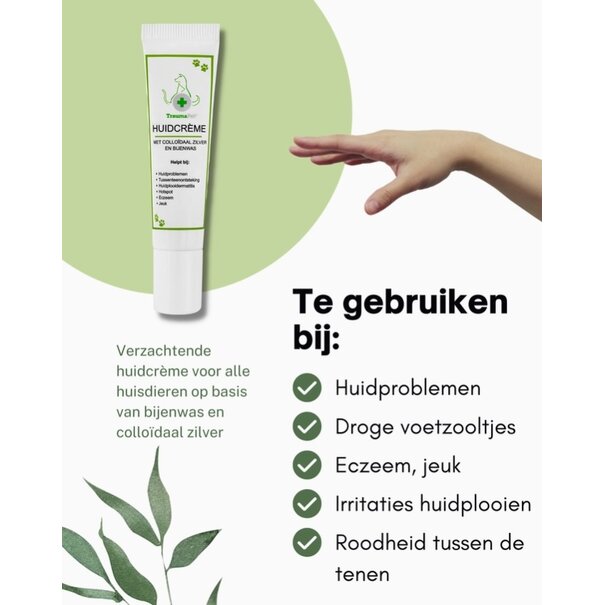 Traumapet TraumaPet Huidcrème voor een effectieve verlichting bij huidproblemen (15 ml)