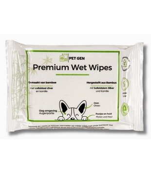 Premium Wet Wipes (15 pcs) - Wet Wipes with Colloidal Silver