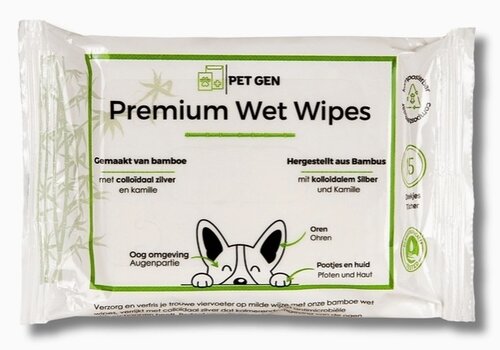 Lingettes Premium (15 pièces) - Lingettes avec Argent Colloïdal 