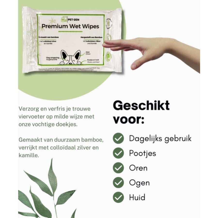 Premium Feuchttücher (15 St.) - Feuchttücher mit kolloidalem Silber - TraumaPet-2