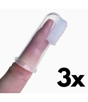 TraumaPet Fingerzahnbürste - 3 Stück