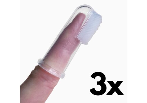 TraumaPet Fingerzahnbürste - 3 Stück 