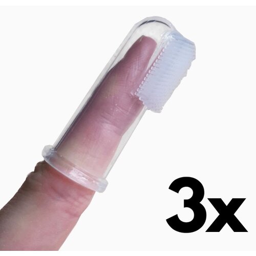 TraumaPet Fingerzahnbürste - 3 Stück 
