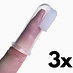 TraumaPet Brosse à dents pour doigts - 3 pièces
