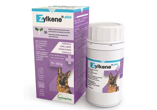 Zylkene Plus 450 mg – große Hunde (15-60 kg) – 30 Kapseln 