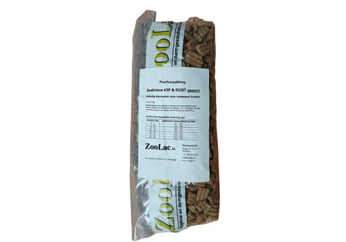Zoolicious Chicken & Rice cold-pressed kibble 24/13 - 1kg - Sample Pack 
