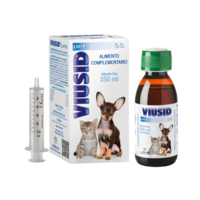 thumb-Viusid Pets 150ml & 15x30ml – Apoya la función inmunológica y hepática en perros, gatos y mascotas pequeñas con antioxidantes, glucosamina y vitamina B12. Fácil de administrar.-1