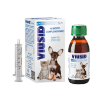 thumb-Viusid Pets 150ml & 15x30ml – Unterstützt Immun- und Leberfunktion bei Hunden, Katzen und Kleintieren mit Antioxidantien, Glucosamin und Vitamin B12. Einfach dosierbar.-1