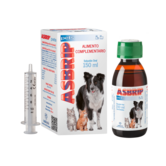Asbrip Pets 150ml & 15x30ml – Natürliches Ergänzungsfuttermittel zur Unterstützung der Atemwege und freien Atmung bei Hunden, Katzen und Kleintieren mit Eukalyptus, Menthol und Vitamin C
