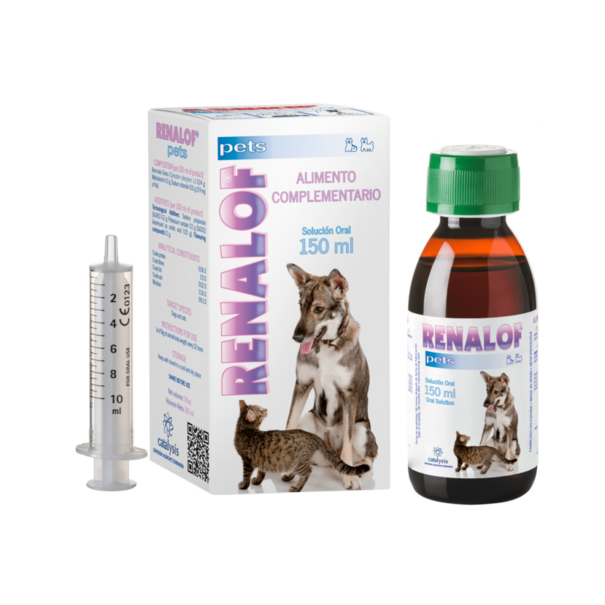 Renalof Renalof Pets 150 ml – Ergänzungsfuttermittel zur Unterstützung der Harnwege bei Hunden und Katzen