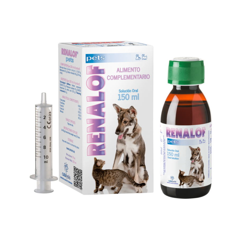 Renalof Pets 150 ml – Ergänzungsfuttermittel zur Unterstützung der Harnwege bei Hunden und Katzen-1