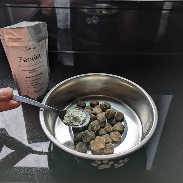 Zeoliet Pet-Gen Zeolita – Suplemento 100 % natural para una digestión saludable en mascotas