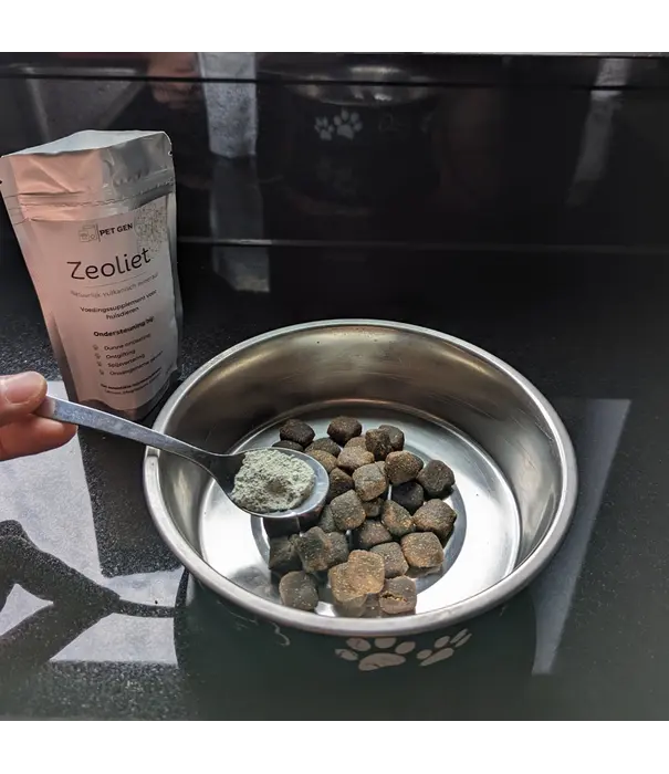 Zeoliet Pet-Gen Zeoliet – 100% Natuurlijk Supplement voor een Gezonde Spijsvertering bij Huisdieren