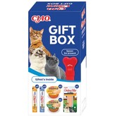 Ciao Gift Box – Luxe Cadeauverpakking Vol Gezonde Kattensnacks en Churu Puree voor de Ultieme
