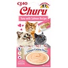 CIAO Inaba CIAO Churu Katze Thunfisch mit Lachs – Cremiger und gesunder Snack für Ihre Katze