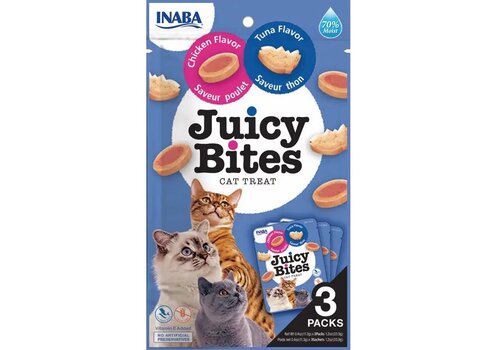 Inaba Juicy Bites Thon & Poulet 