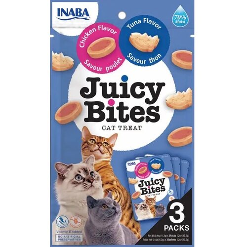Inaba Juicy Bites Thunfisch & Huhn 