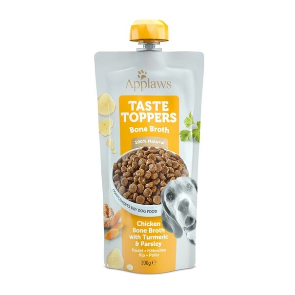 Applaws Applaws Dog Taste Toppers Bone Broth Huhn 200 ml – 100% Natürliche Topping für Hunde mit Essenziellen Nährstoffen