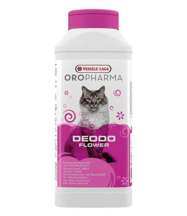 Oropharma Oropharma Deodo Cat Litter Deodorant with Fresh Flower Scent – Neutralises Odours and Extends Litter Freshness – 750g Sprinkle Powder