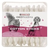 Versele-Laga Oropharma Cotton Sticks – soft 100% cotton ear sticks for safe ear care of pets, 56 pcs