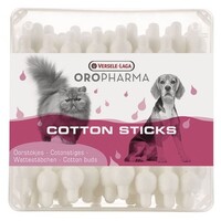 Versele-Laga Oropharma Cotton Sticks – zachte 100% katoenen oorstokjes voor veilige oorverzorging van huisdieren, 56 stuks