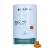 CuraFriend Multi-Vit Soft Chews 60 unidades – Deliciosas golosinas blandas con vitaminas y minerales esenciales para apoyar la inmunidad, el metabolismo y huesos fuertes en perros de todas las edades