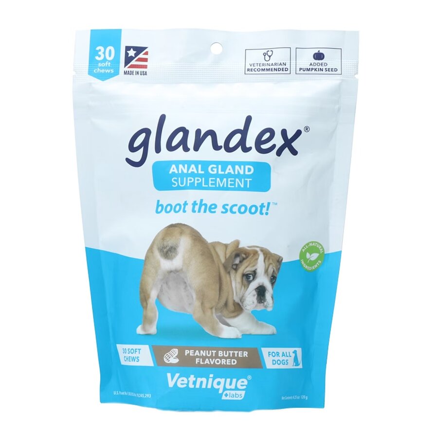 Glandex Soft Chews – 30 oder 60 Stück – natürliche Unterstützung bei Analdrüsenproblemen für Hunde-1