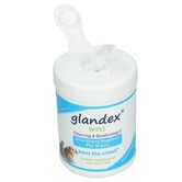Glandex Pet Wipes – toallitas suaves para perros y gatos, 75 unidades