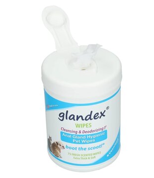 Glandex Pet Wipes 75 doekjes