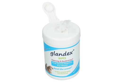 Glandex Pet Wipes 75 toallitas 