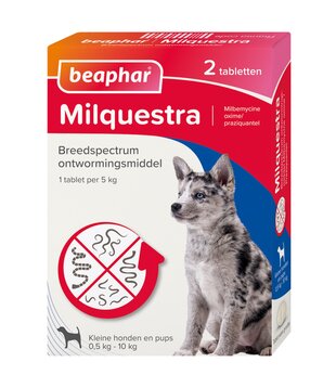 Milquestra chiot/petit chien 0,5-10kg (2 comprimés)