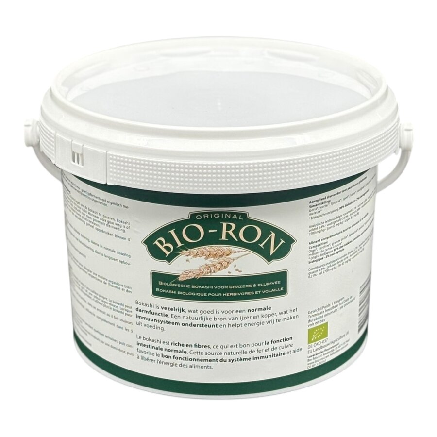 Bio-Ron Bio Bokashi – Aliment Complémentaire Biologique Fermenté pour Chevaux, Herbivores et Volaille-1