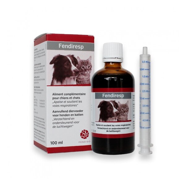 Fendiresp Fendiresp Cough Syrup 100 ml – soothing botanical herbs for respiratory health in dogs and cats with natural aromatic substances