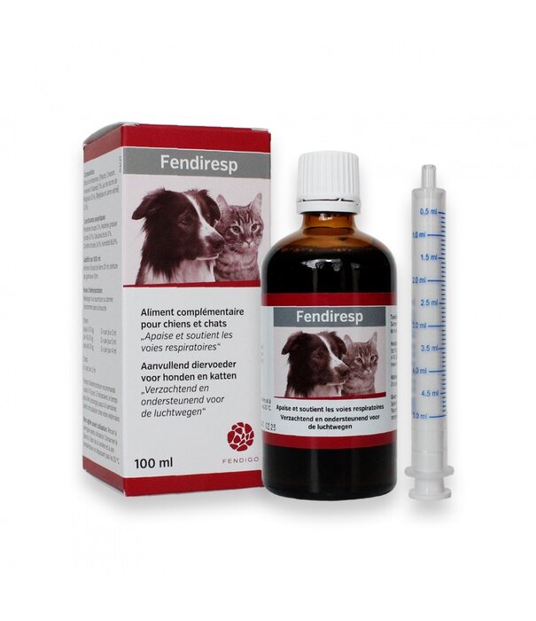 Fendiresp Fendiresp Cough Syrup 100 ml – soothing botanical herbs for respiratory health in dogs and cats with natural aromatic substances