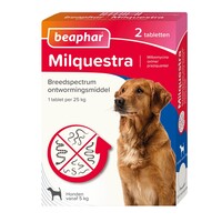 thumb-Beaphar Milquestra Hund 5+kg - 2 Tabletten-2