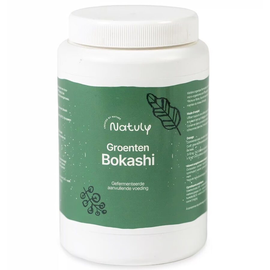 Natuly  Bokashi Bio Légumes – Aliment fermenté biologique pour chiens, chats et furets-1
