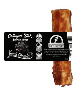 Collagen Kauwstick Zalm – L - Luna's Choice