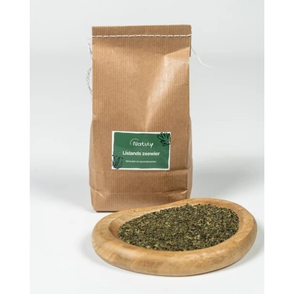 Natuly IJslands Zeewier (Ascophyllum nodosum) – Rijk aan Natuurlijke Mineralen en Sporenelementen voor Paarden, Honden en Andere Dieren