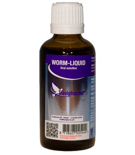 Travipharma Worm-Liquid 50 ml – Vermifuge pour pigeons et oiseaux de cage & volière