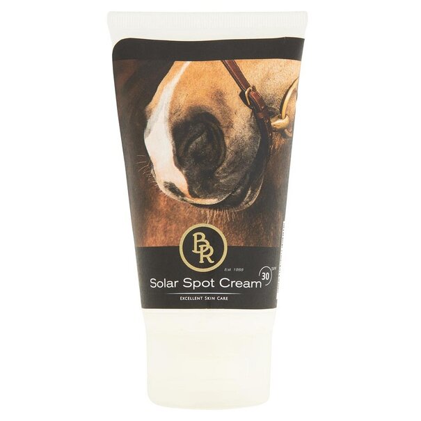 BR BR Solar Spot Cream 150 ml SPF30 pour protéger la peau sensible et non pigmentée du cheval