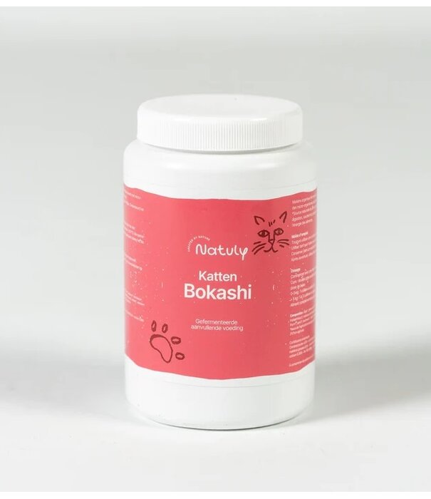 Natuly Natuly Bio Katzen Bokashi 400 g – Fermentiertes Ergänzungsfutter zur Unterstützung der Verdauung und Darmbalance bei Katzen