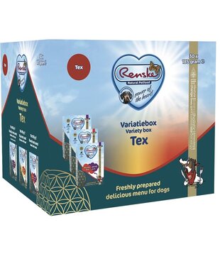 Boîte Variété Tex – Nourriture Fraîche Chien 30x185g