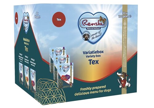 Caja Variada Tex – Comida Fresca para Perros 30x185g 