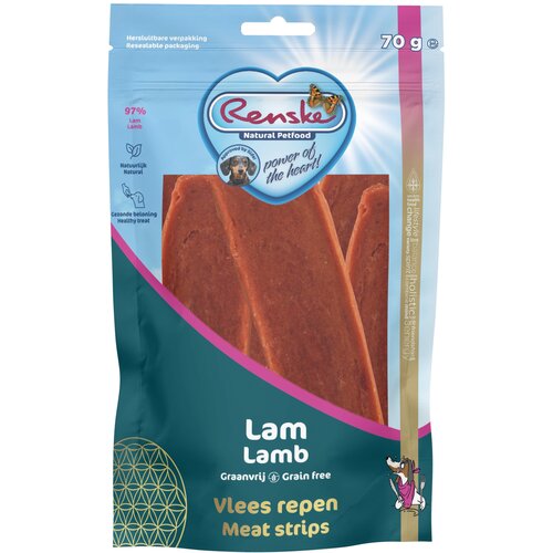 Renske Fleischriegel Lamm 70g – gesunder Hundesnack 